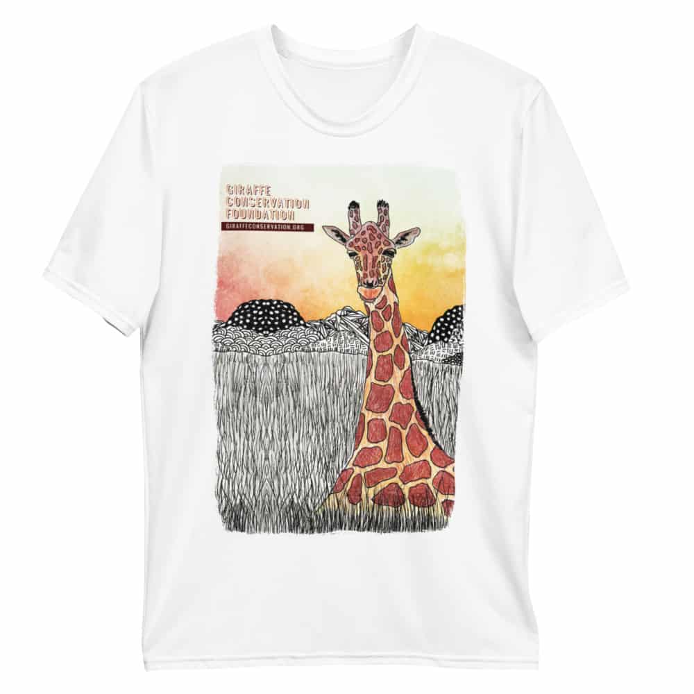 'Giraffe in Field' Limited Edition tee 1