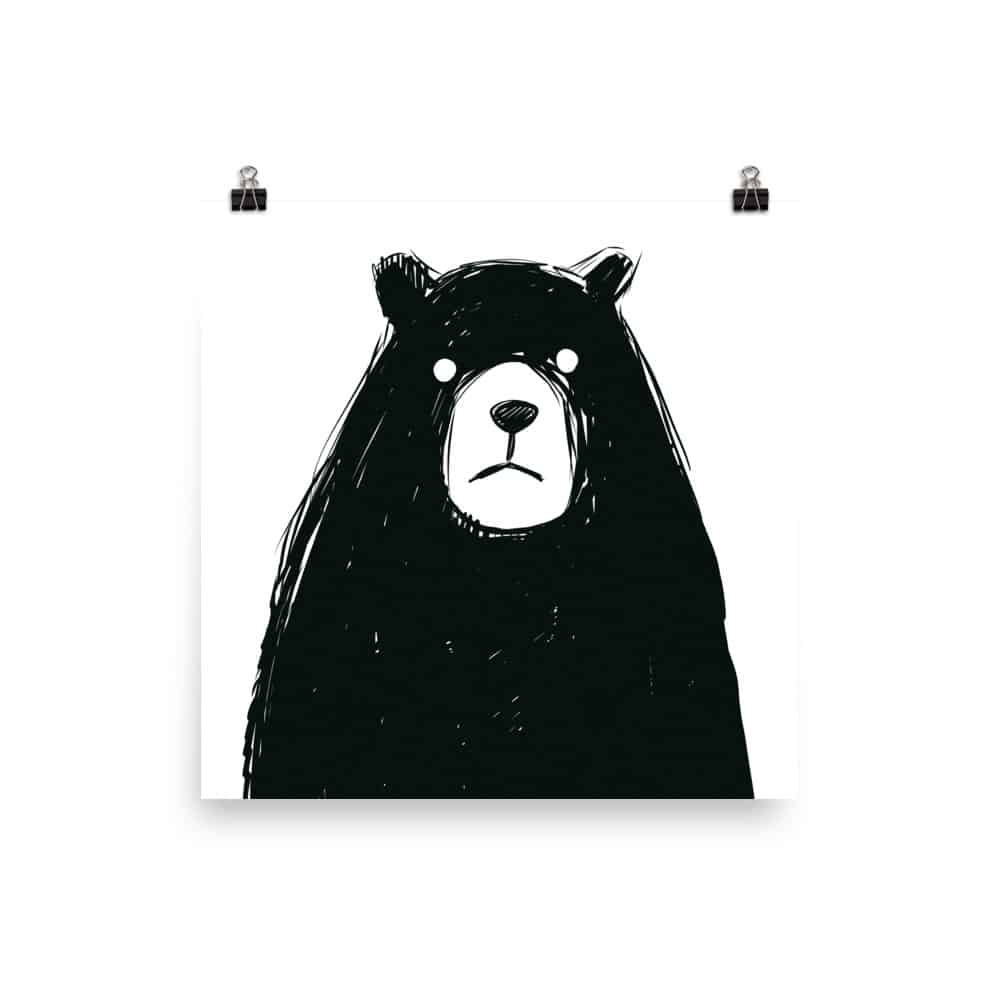 ‘Black Bear’ fine art print