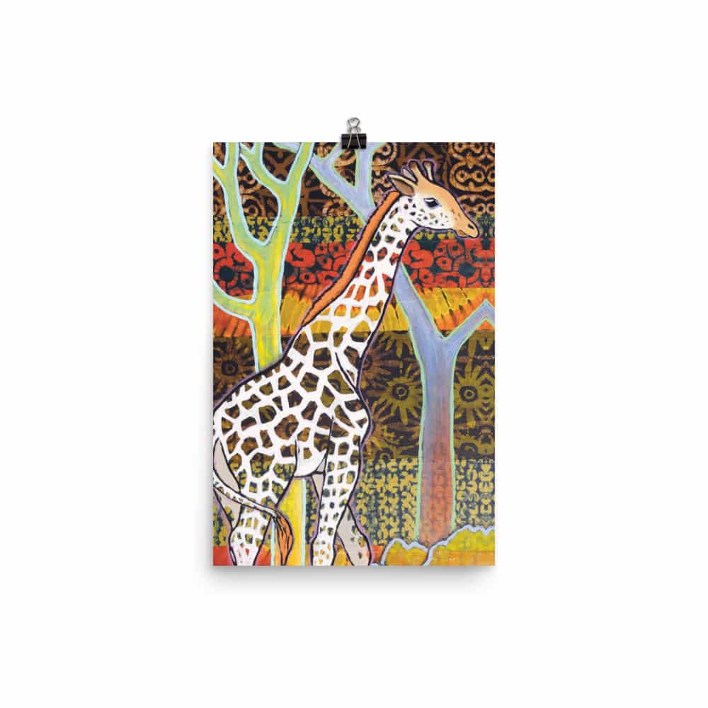 'West African Giraffe' Limited Edition print 1