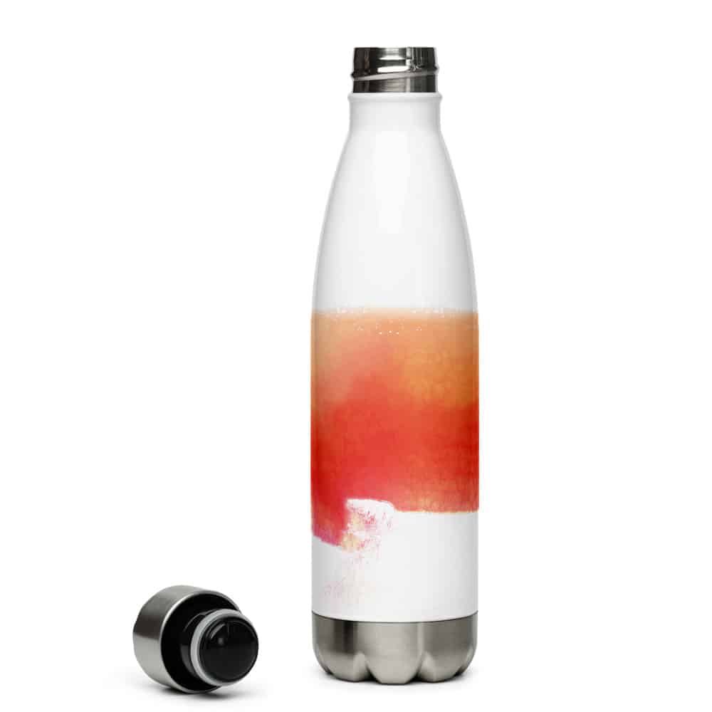 'Buffalo at Sunrise' stainless steel water bottle 2