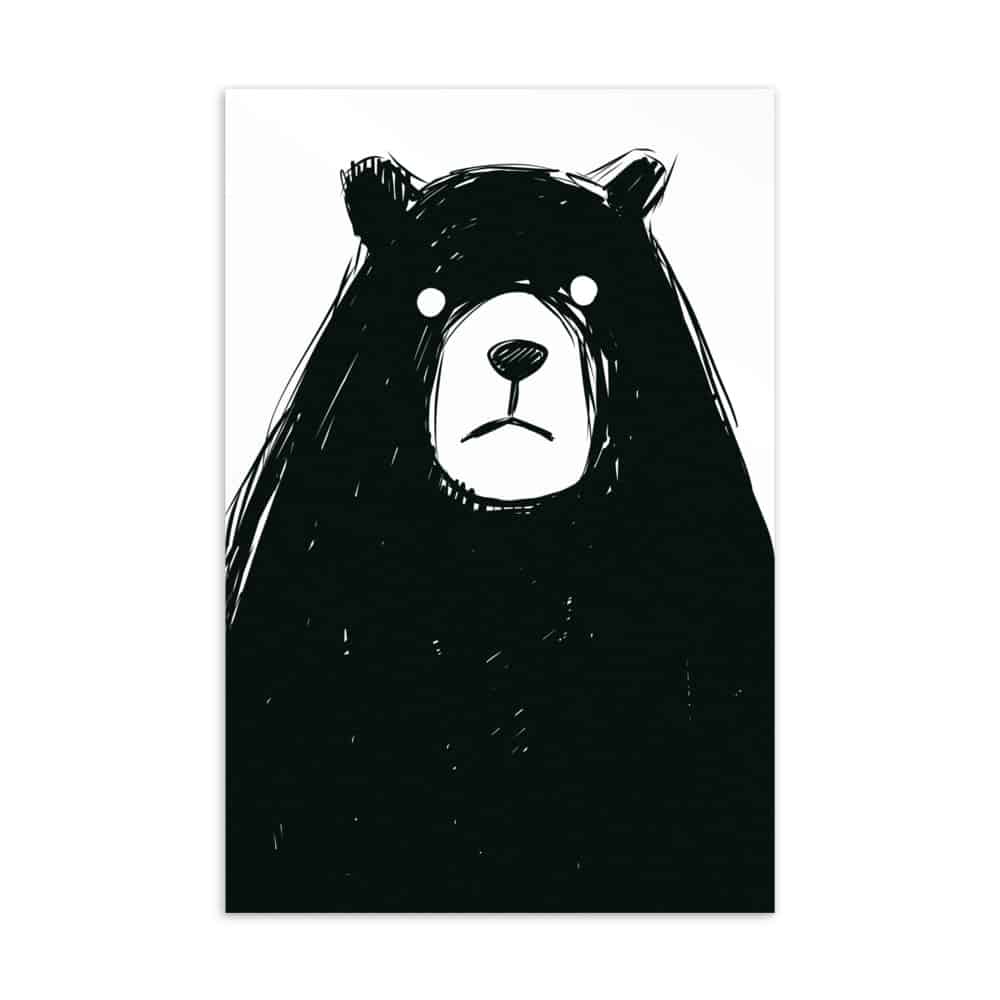 ‘Black Bear’ standard postcard