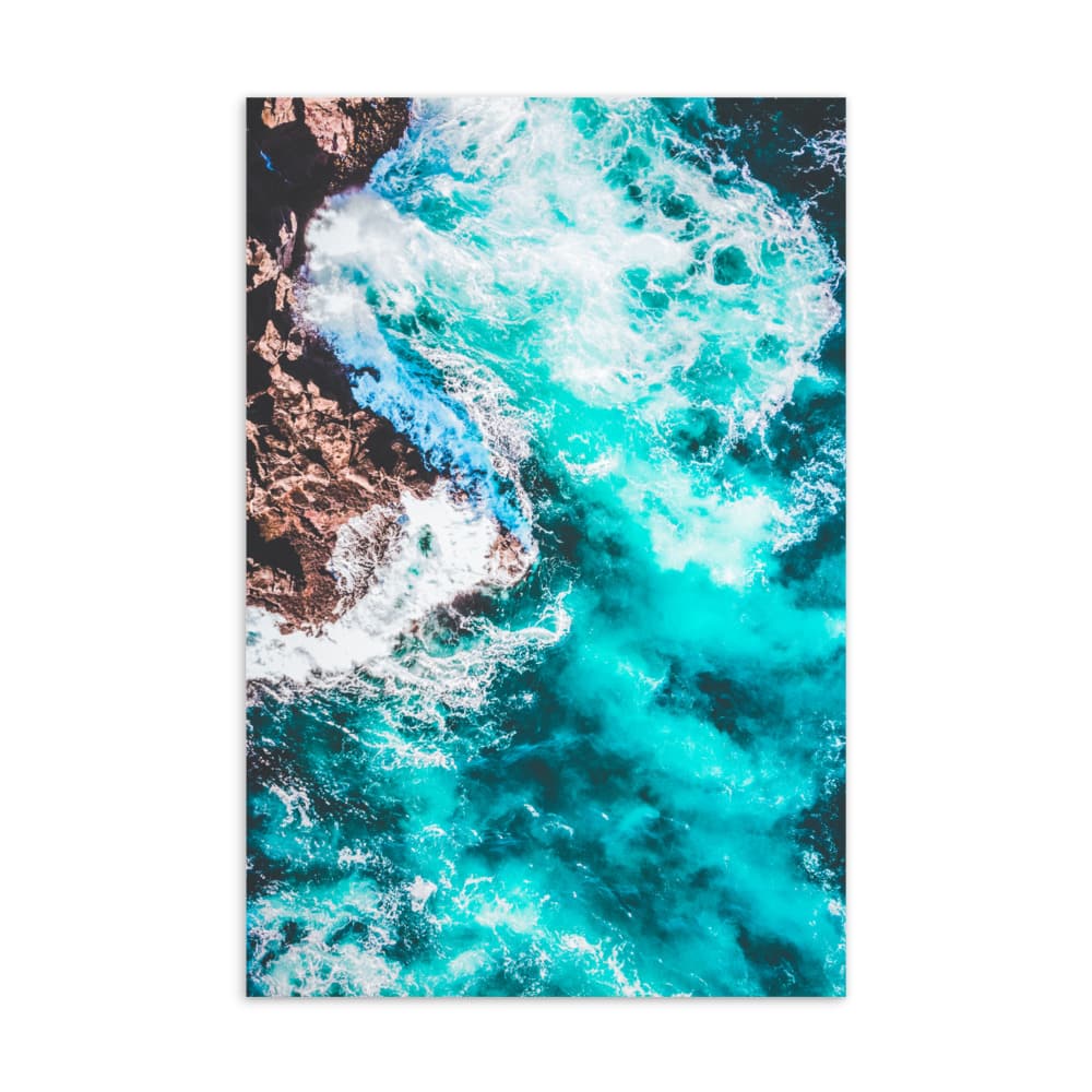 ‘Agitated Coastline’ standard postcard