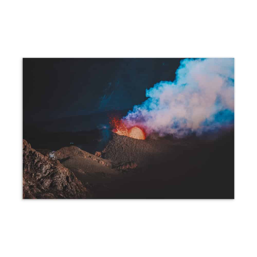 ‘Eruption’ standard postcard