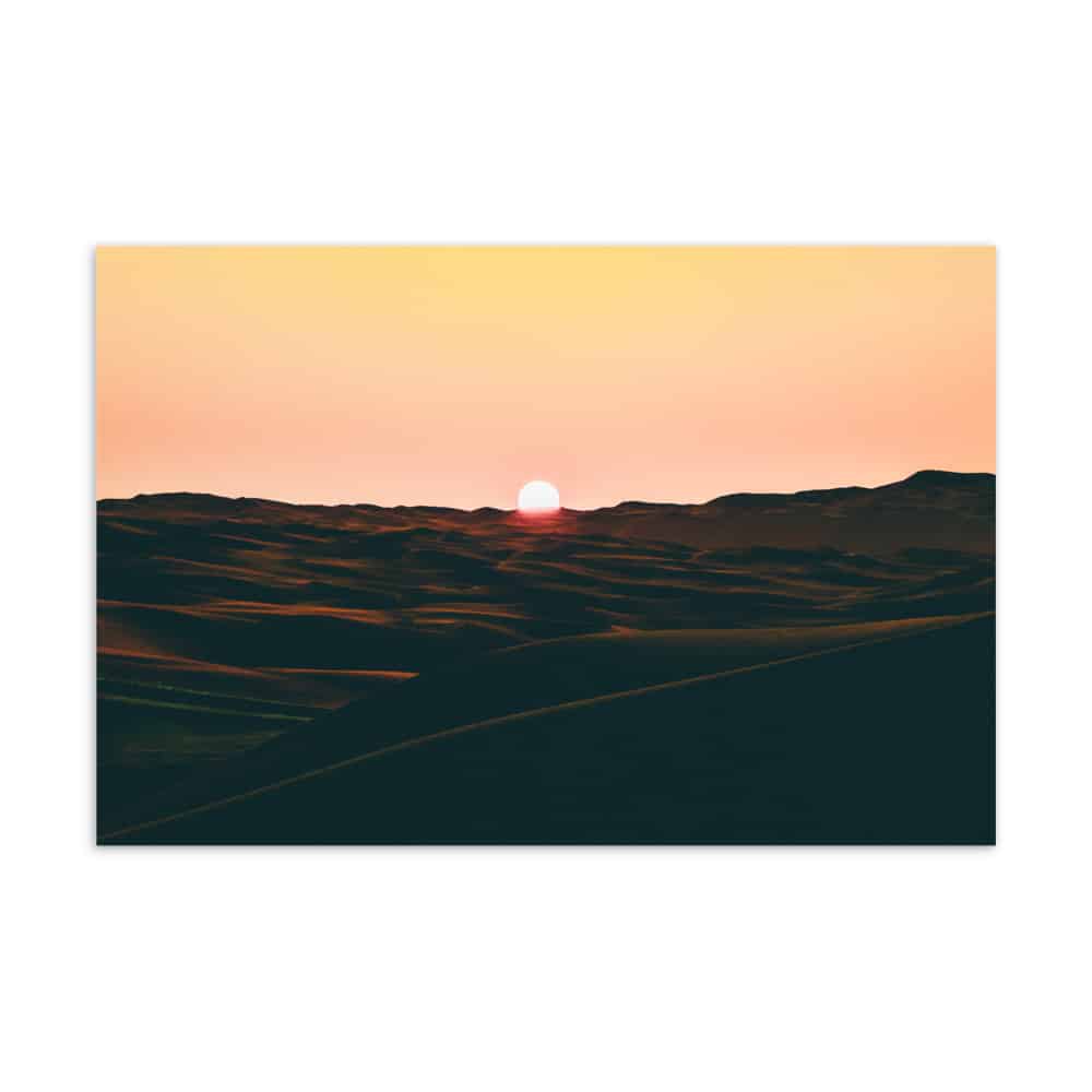 ‘Peach Skyrise’ standard postcard