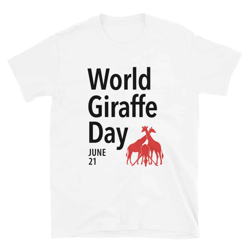 ‘World Giraffe Day (Red)’ classic tee