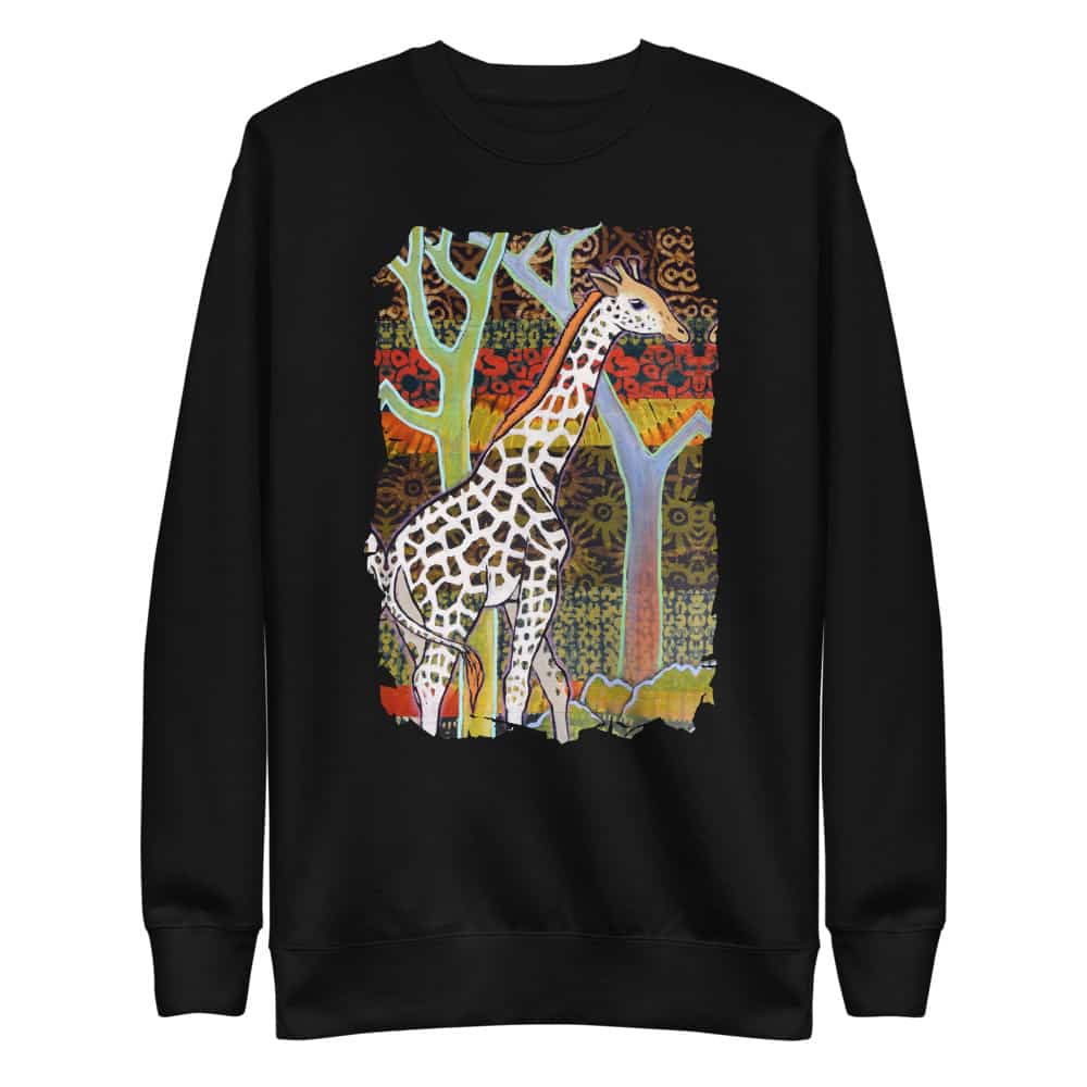 'West African Giraffe' sweatshirt 1