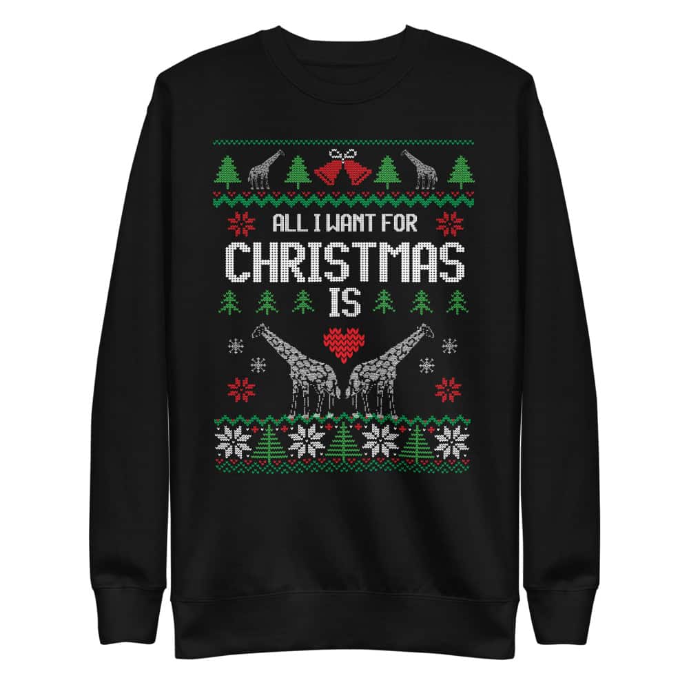 'All I Want for Christmas is ?' sweatshirt 1