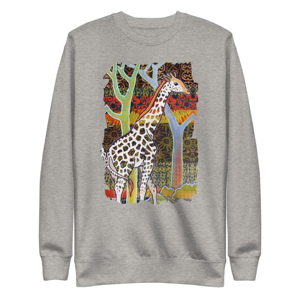 'West African Giraffe' sweatshirt 3