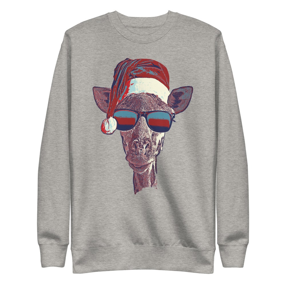 'Santa Giraffe' sweatshirt 1
