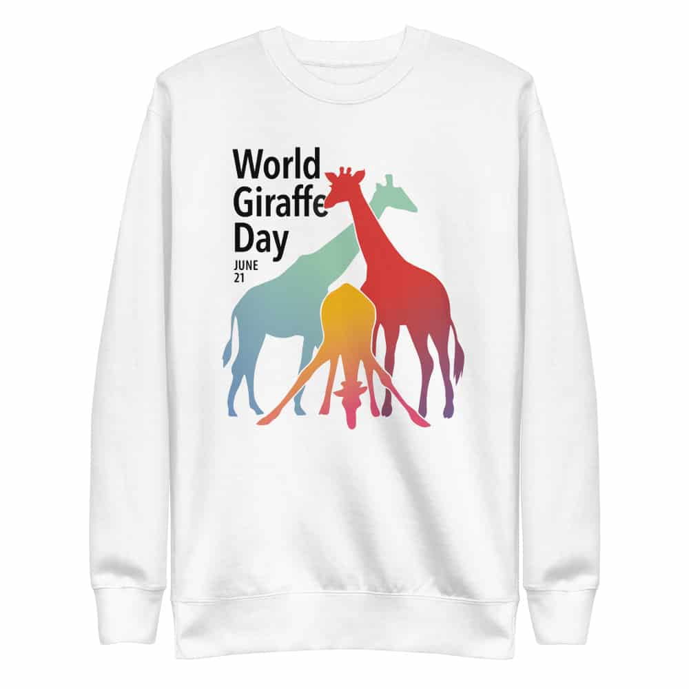 'World Giraffe Day (Prism)' sweatshirt 2
