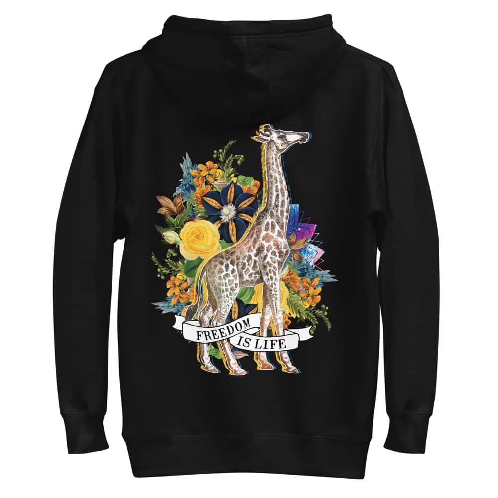 ‘Freedom is Life (Giraffe)’ Limited Edition hoodie