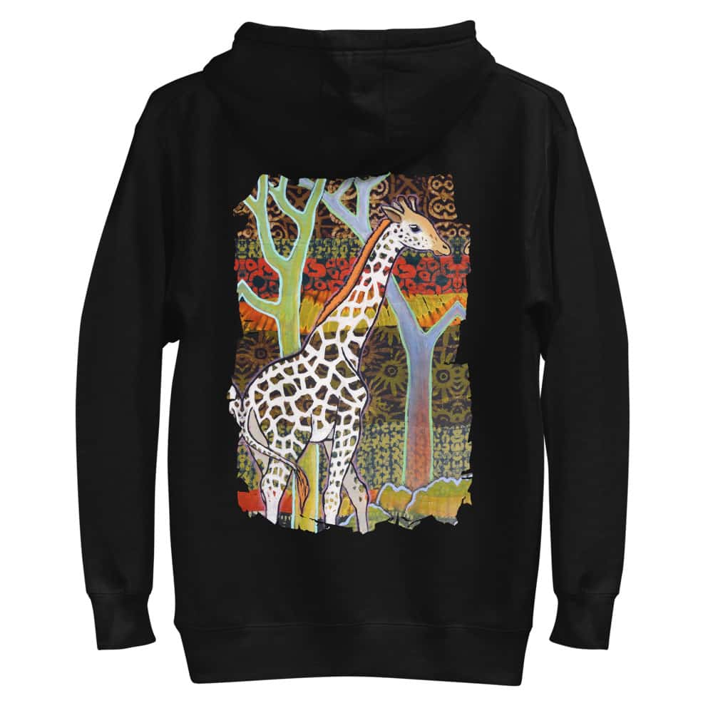 'West African Giraffe' Limited Edition hoodie 2