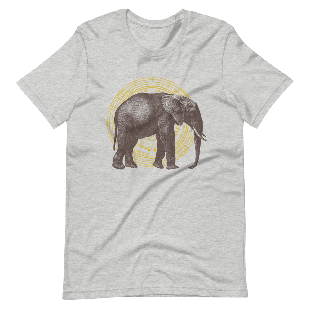 ‘Golden Geometry (Elephant)’ vintage tee