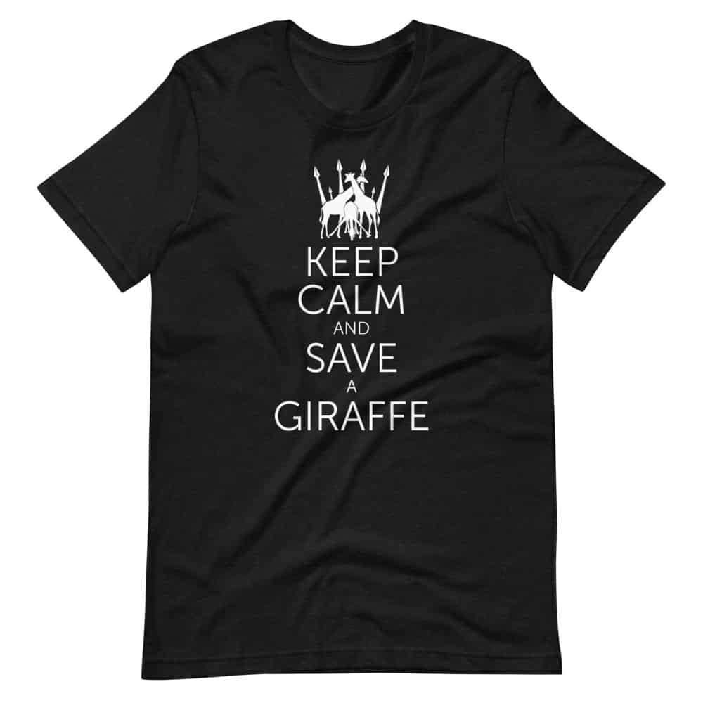 'Keep Calm and Save a Giraffe' vintage tee 3
