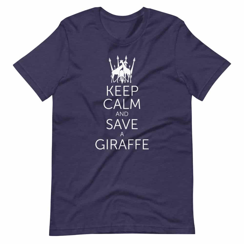 'Keep Calm and Save a Giraffe' vintage tee 4