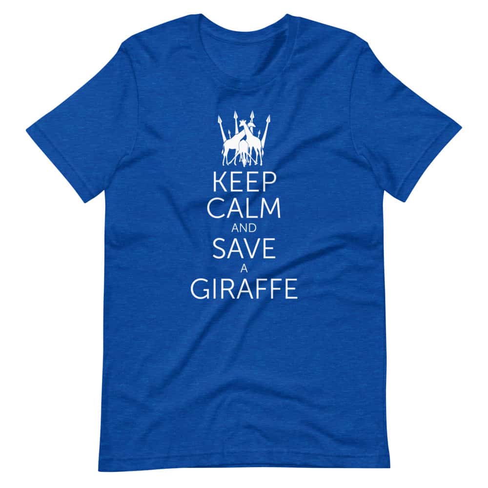 'Keep Calm and Save a Giraffe' vintage tee 2
