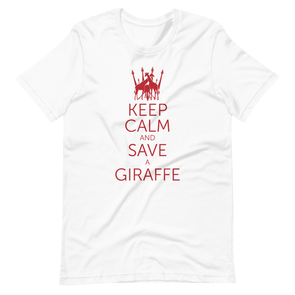 'Keep Calm and Save a Giraffe' vintage tee 6
