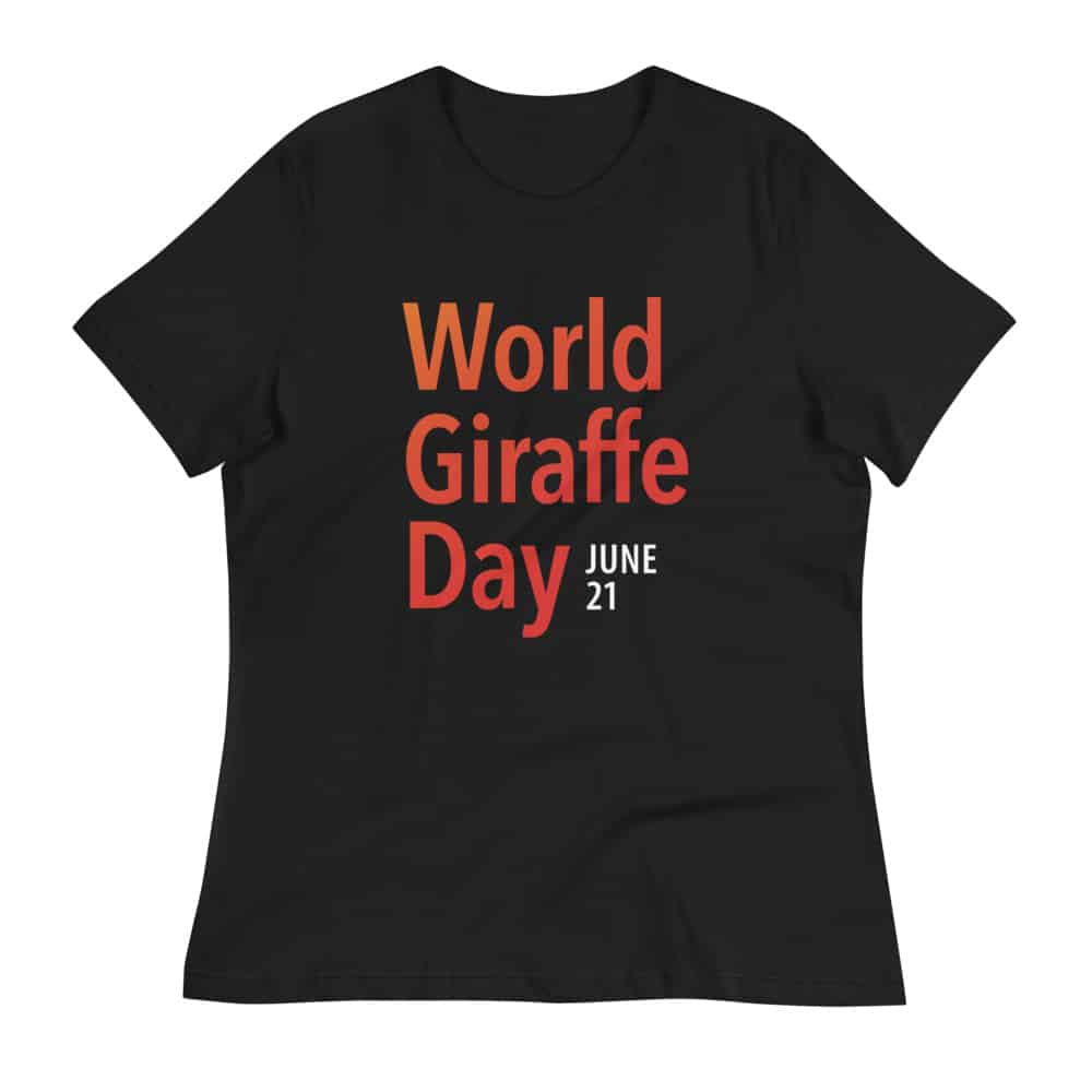 ‘World Giraffe Day’ women's tee 1
