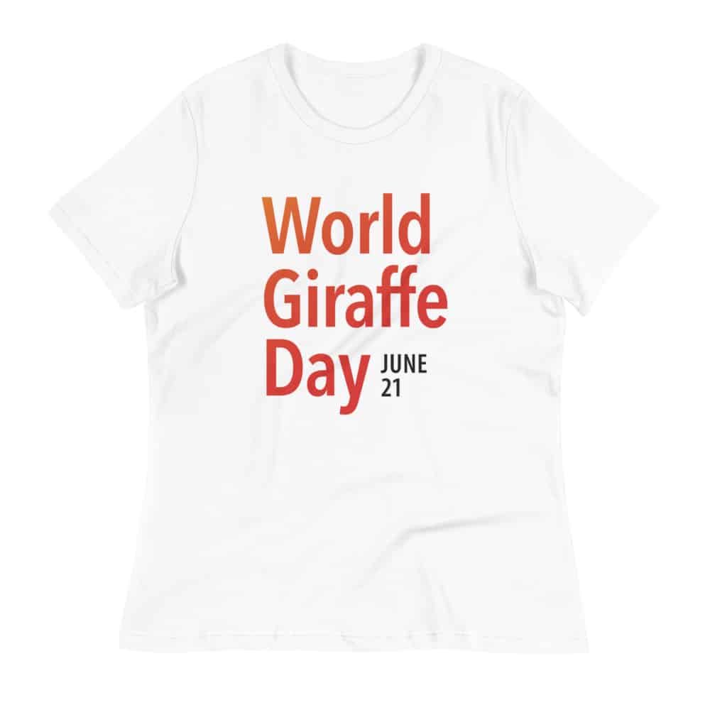 ‘World Giraffe Day’ women's tee 2