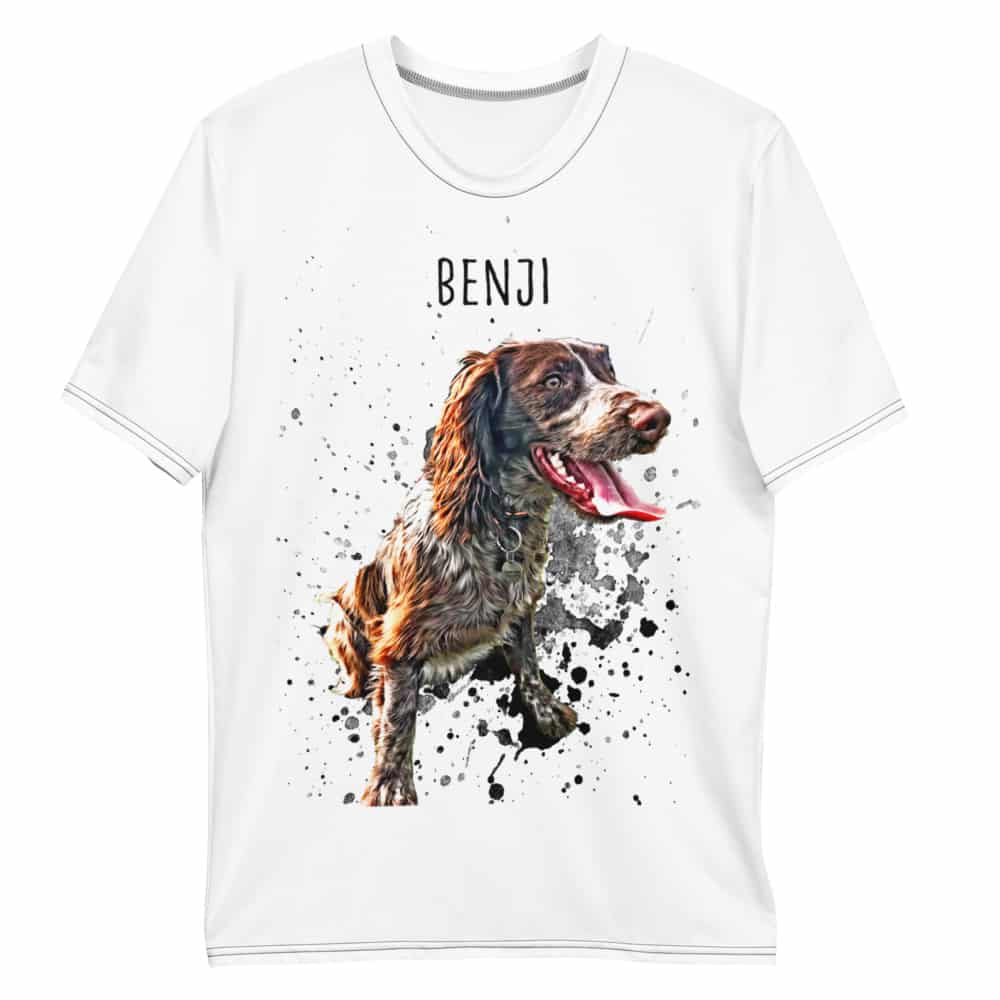*Personalized* men’s graphic tee with Your Pet’s Portrait