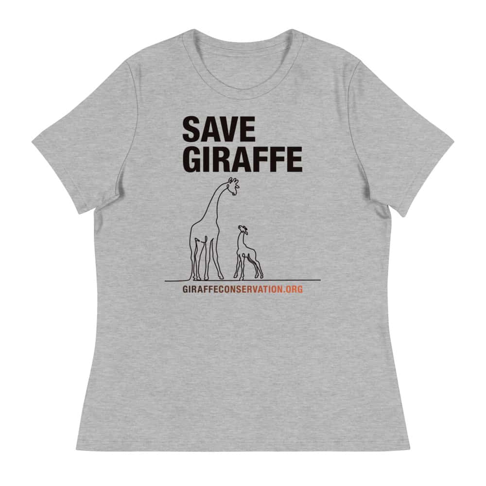 'Save Giraffe' women's tee 2