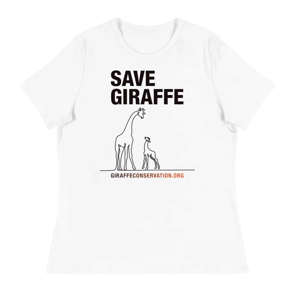 'Save Giraffe' women's tee 1