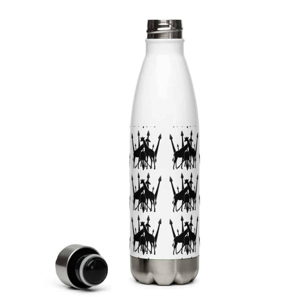 'Crown of Giraffe' stainless steel water bottle 2